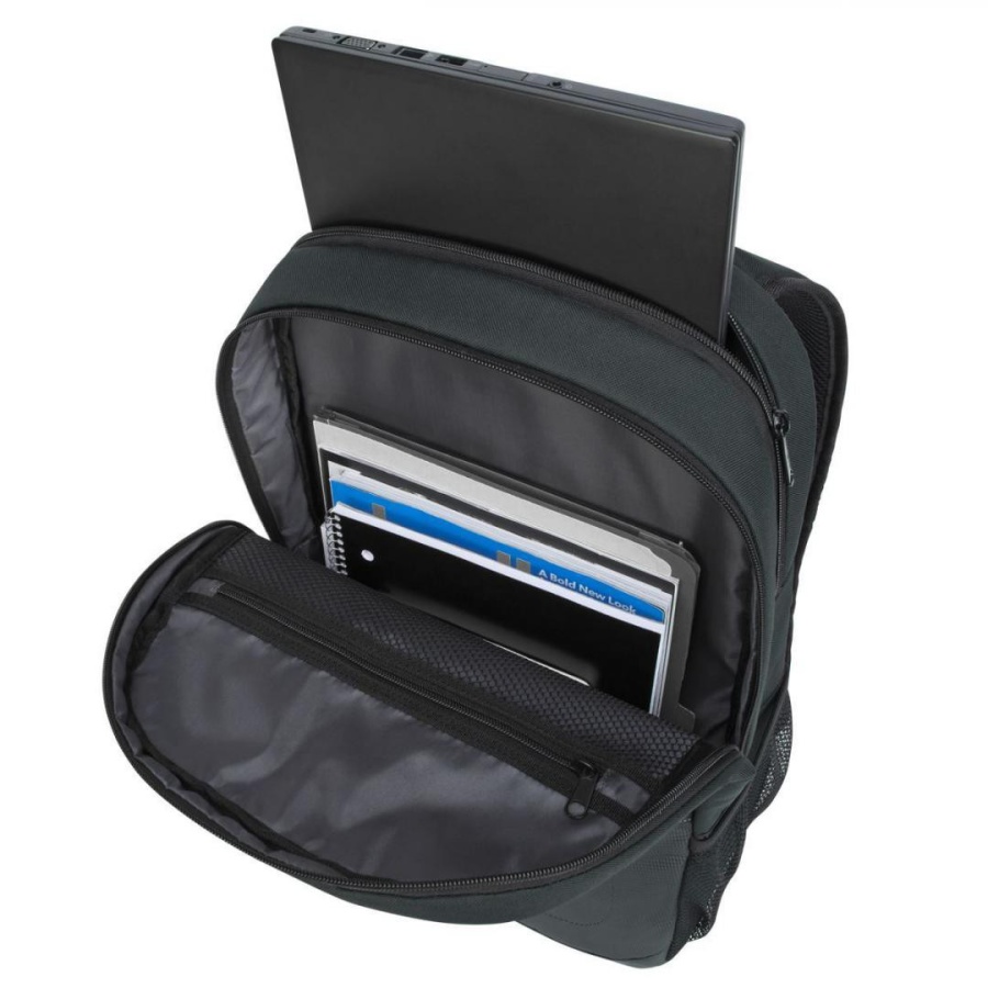 Rucsac laptop Geolite Advanced, pentru laptopuri de 15.6" sau mai mici, capacitate 26 de litri, material nylon;PU, dimensiuni:31 x 47 x 13.4 cm, dimensiune compartiment laptop: 38.7 x 2.5 x 26.5 cm, greutate 0.65 kg, bleumarin - Img 2