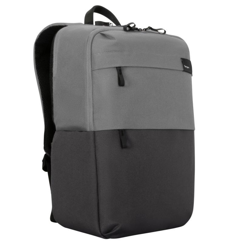 Rucsac laptop Targus 16" Sagano EcoSmart, pentru laptopuri de 16" sau mai mici, capacitate 22 de litri, material RPET 500, dimensiun: 33 x 19 x 53 cm, greutate 0.77 kg, negru/gri - Img 6