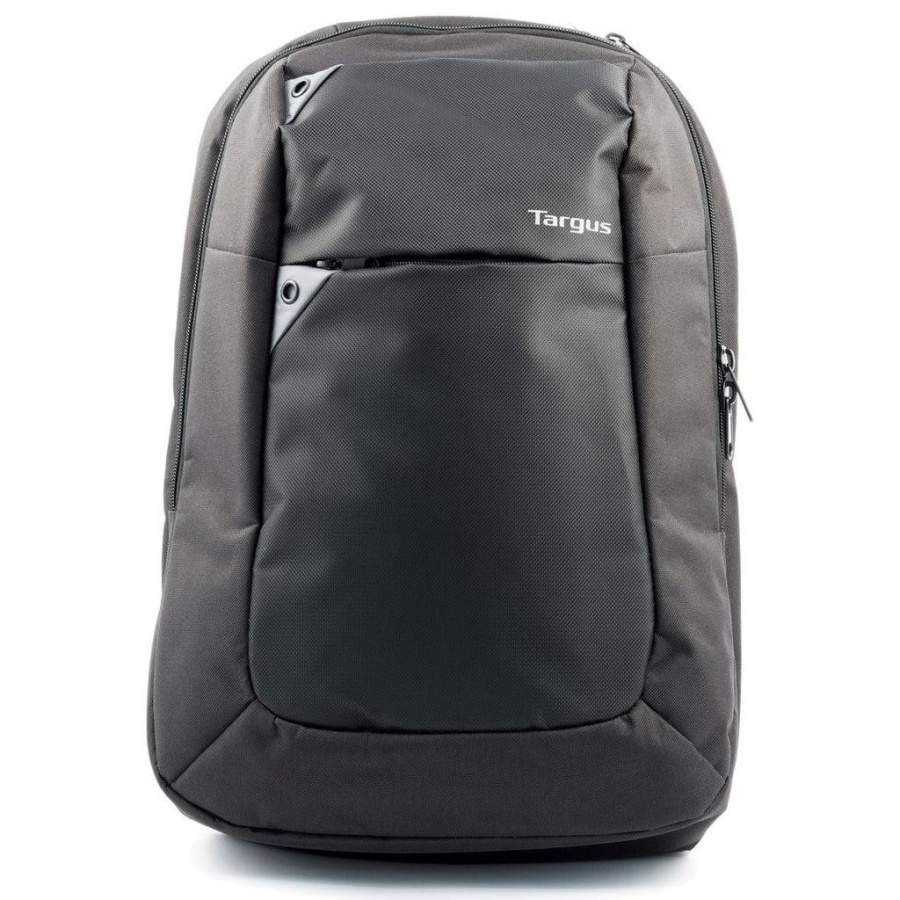 Rucsac laptop Targus Intellect, pentru laptopuri de 15.6", capacitate 16 litri, material poliester, dimensiuni: 30.5 x 11 x 42.5 cm, greutate 0.47 kg, negru/gri - Img 2