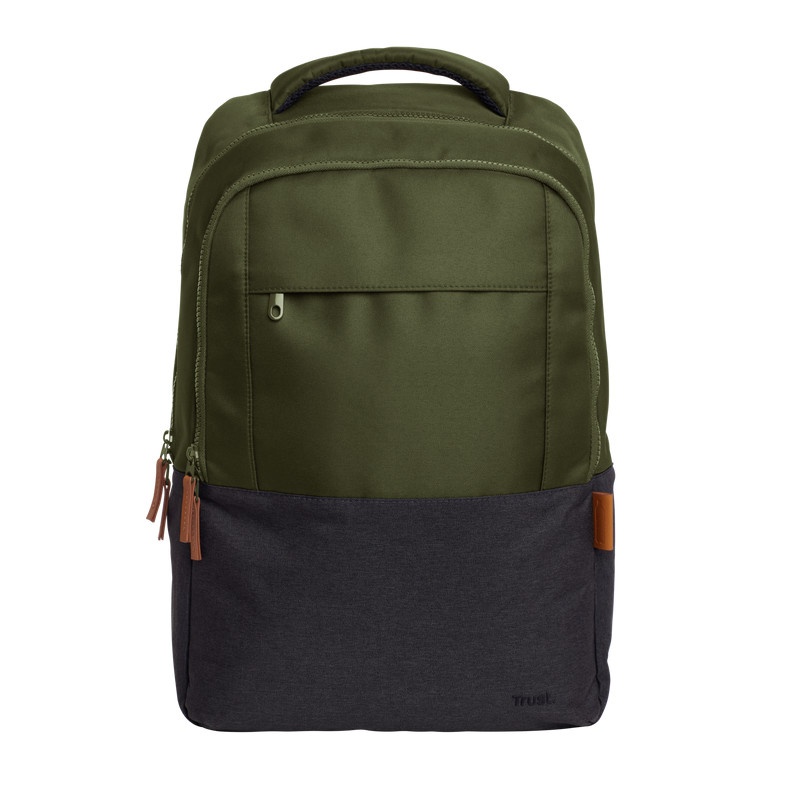 Rucsac laptop Trust Lisboa pentru laptop-uri cu diagonala de 16", material POM, RPET Polyester, RPET twill polyester, volum 23 L, verde - Img 2