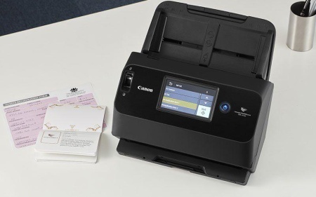 Scanner Canon DR-S130, dimensiune A4, tip sheetfed, viteza scanare: 30ppm alb-negru si color, duplex, rezolutie optica 600dpi, ADF 60 coli, senzor CIS, software: ISIS / TWAIN Driver (Windows 8.1 / 10. Windows Server 2012 R2 /2016 / 2019) CaptureOnTouch - Img 9