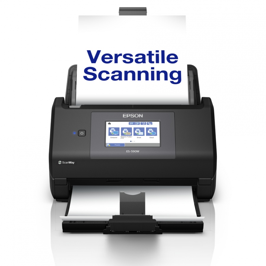 Scanner Epson WorkForce ES-590W, A4, Automat, Sheetfed, USB + WLAN + LAN - Img 2