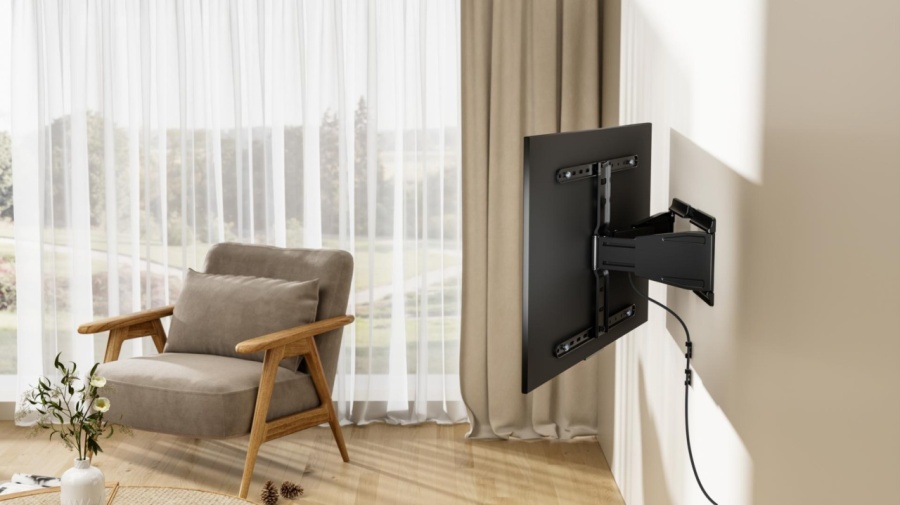 Suport TV UltraSlim Serioux 43-90" 50kg compatibilitate dimensiune ecran 43"-90" VESA 100x200 - 600x400 greutate maxima suportata 50kg Profile 19.5~250mm Tilt +3°~-15° Swivel Range +30°~-30° Screen Level +3°~-3° - Img 9