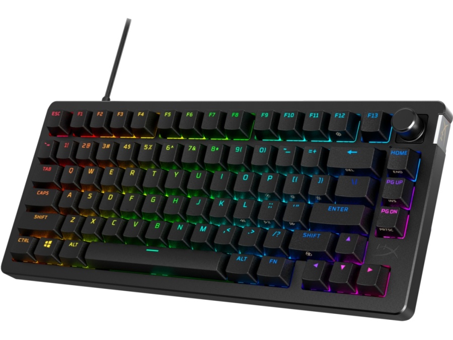 Tastatura gaming mecanica HyperX Alloy Rise, iluminare RGB (16,777,216 culori), Hyperx linear switch, 100% anti-ghosting, layout US, negru - Img 2