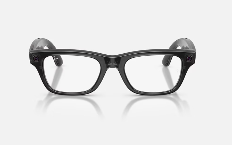 23 Ray-Ban Meta Blayzer Optics Gen 2 AI Glasses Shiny Transparent Black/Demo RW7001 8526 54 - Img 2