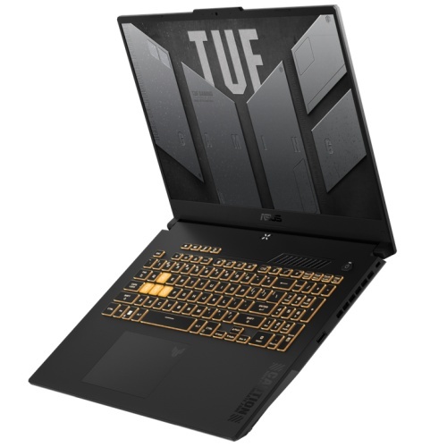 ASUS TUF Gaming F17 FX707VJ-HX075 / 90NR0MY5-M002Y0, ecran 17.3" FHD (1920×1080) 16:9 Value IPS-level 144Hz anti-glare, 300 nits, contrast 800:1, 45% NTSC, procesor Intel Core 5 210H 2.2GHz (până la 4.8GHz, 12MB cache, 8C/12T), grafică NVIDIA GeForce RTX - Img 6