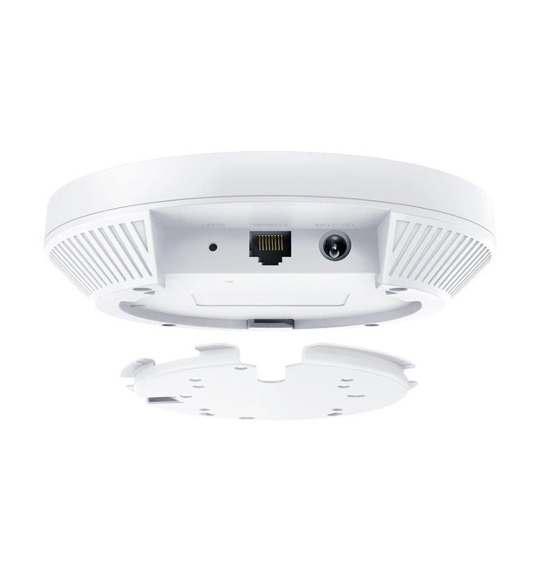 "AX3000 Ceiling Mount Dual-Band Wi-Fi 6 Access Point PORT:1× Gigabit RJ45 Port SPEED:574Mbps at 2.4 GHz + 2402 Mbps at 5 GHz FEATURE: 802.3at POE and 12V DC, 2×Internal Antennas, 160MHz Supported, MU-MIMO, Seamless Roaming, Band Steering, Beamforming, - Img 2