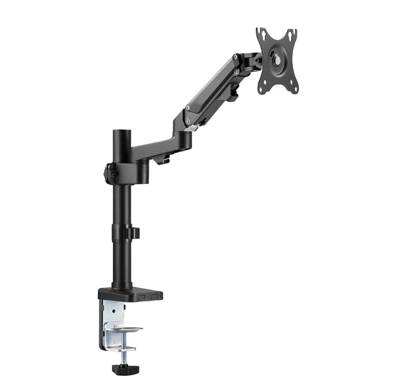 Brat monitor Neomounts DS70-750BL1; pentru display-uri cu diagonale 17"-27", sistem de prindere VESA 75x75~100x100, greutate maxima suportata 7kg, full motion, tilt +45°, swivel 90°, rotate 180°; gas spring; culoare negru. Garantie 5 ani - Img 3