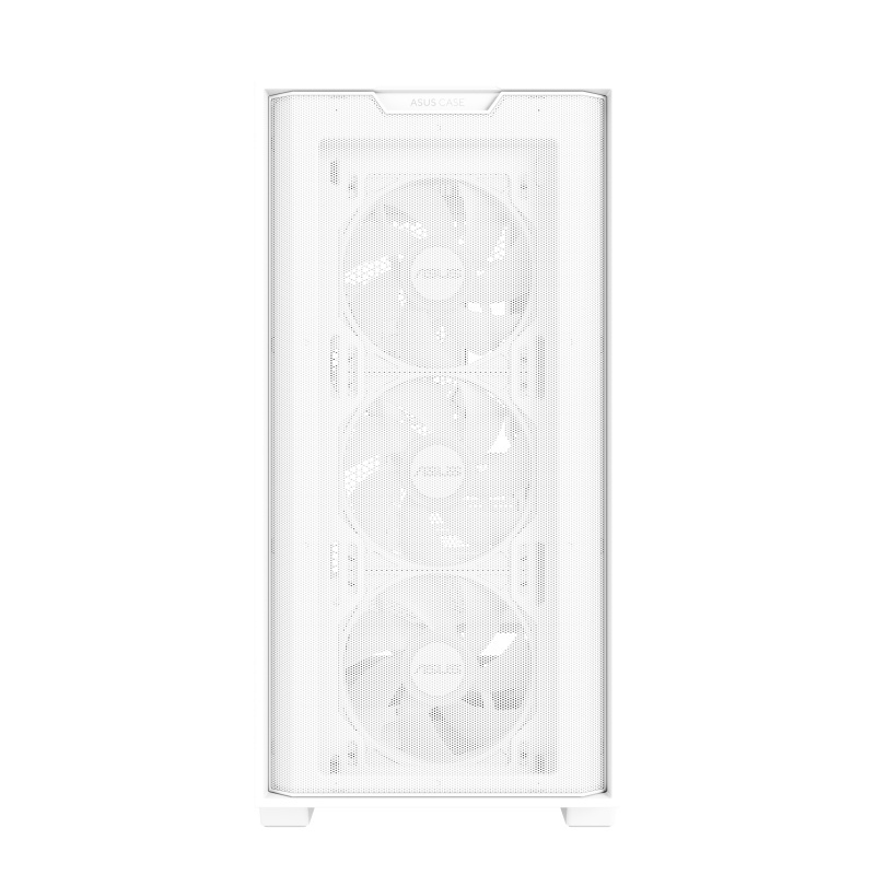 Carcasa ASUS A21 PLUS Mid Tower ARGB ALB, Tempered Glass, Sloturi Expansiune 5, Drive Bays: 2x3.5" sau 2x2.5" 1x2.5", Ventilatoare Suportate: 7 (spate: 1x120mm, fata: 3x120mm sau 2x140mm, sus: 3x120mm sau 2x140mm), Ventilatoare Incluse: 4 (spate: - Img 5