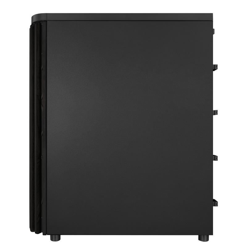 Carcasa ASUS PROART PA401 WOOD EDITION Mid Tower ARGB NEGRU, Tempered Glass, Sloturi Expansiune 7, Drive Bays: 2x3.5" 2x2.5"/3.5", Ventilatoare Suportate: 5 (spate: 1x120mm, fata: 2x140mm sau 2x160mm, sus: 2x120mm sau 2x140mm), Ventilatoare Incluse: 2 - Img 7