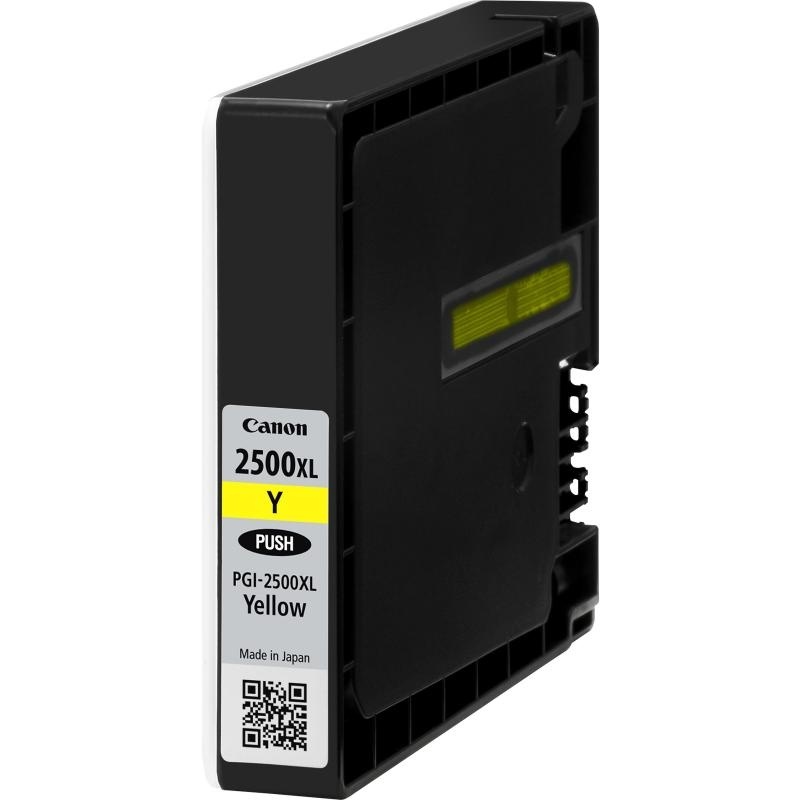 Cartus cerneala Canon PGI2500XLY, yellow, Dual Resistant High Density, capacitate 19.3ml / 1520 pagini, pentru Canon Maxify IB4050, MB5050, MB5350 - Img 2