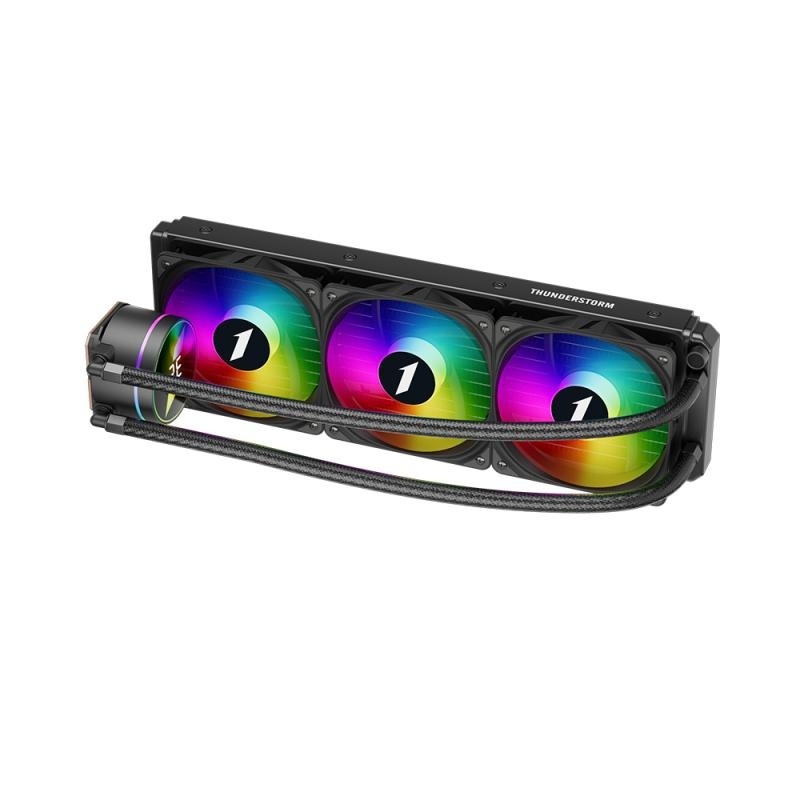 Cooler Procesor 1STPLAYER THUNDERSTORM TS3 360 NEGRU - Img 7