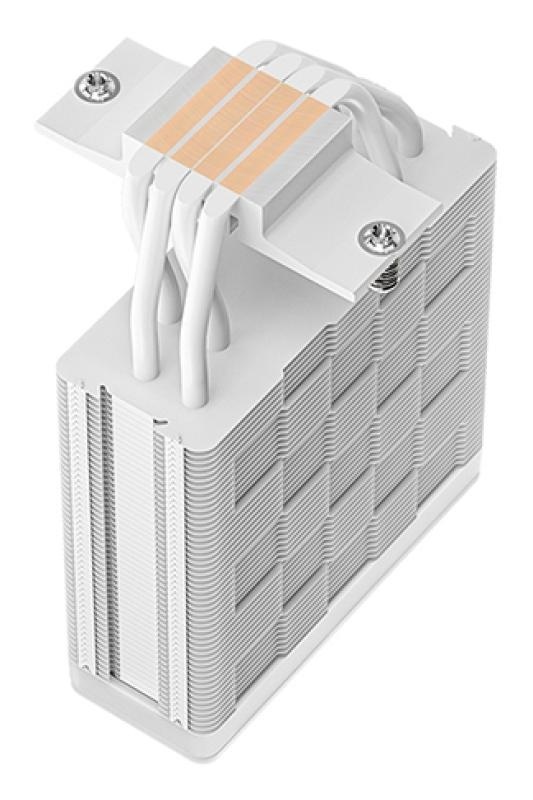 Cooler Procesor DEEPCOOL AG400 ARGB V2 ALB, marime heatsink 120x92x150mm, un ventilator ARGB, viteza ventilator 500-2100 RPM +/- 10%, Airflow: 75.89 CFM, Suport AMD: AM4/AM5, suport INTEL: LGA 1700/1200/1151/1150/1155, nivel de zgomot: 31.6 dBA - Img 4
