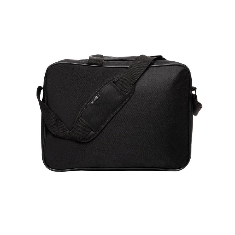 Geanta Spacer, pt. notebook de max. 15.6″, 1 compartiment, fara buzunare, waterproof, nylon, negru - Img 4