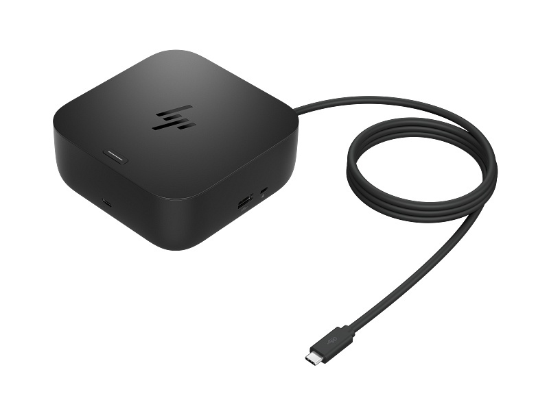 HP USB-C Dock G6 100W, Porturi: 2x USB Type-C (data &amp; 15W USB Power Delivery)/ 1x USB Type-A 10Gbs/ 2x USB Type-A 5Gbs/ 2x DisplayPort 1.4/ 1x RJ-45/ 1x HDMI 2.1, Dimensiuni: 12.1 x 12.1 x 5.1 cm, Greutate: 0.68Kg, 3yw - Img 2