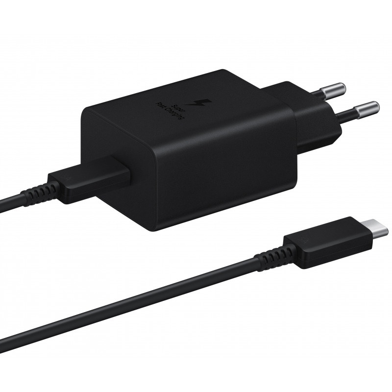 Incarcator alimentator smartphone Samsung EP-T4510XBEGEU, cablu USB-C la USB-C inclus, 45W, negru - Img 2