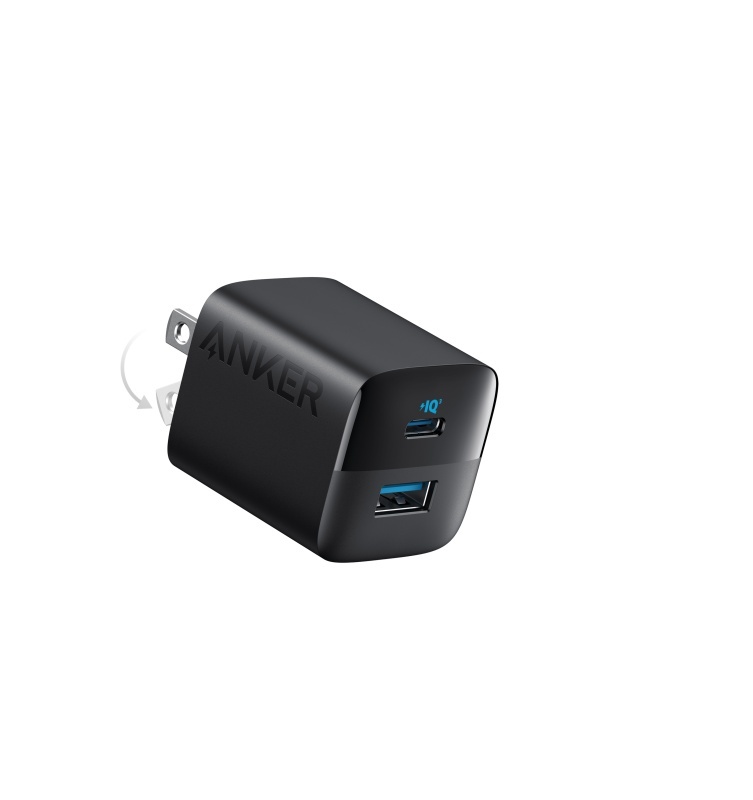 Incarcator retea Anker „323" 33W, PowerIQ, 1 x USB Type-C, 1 x USB, negru - Img 2