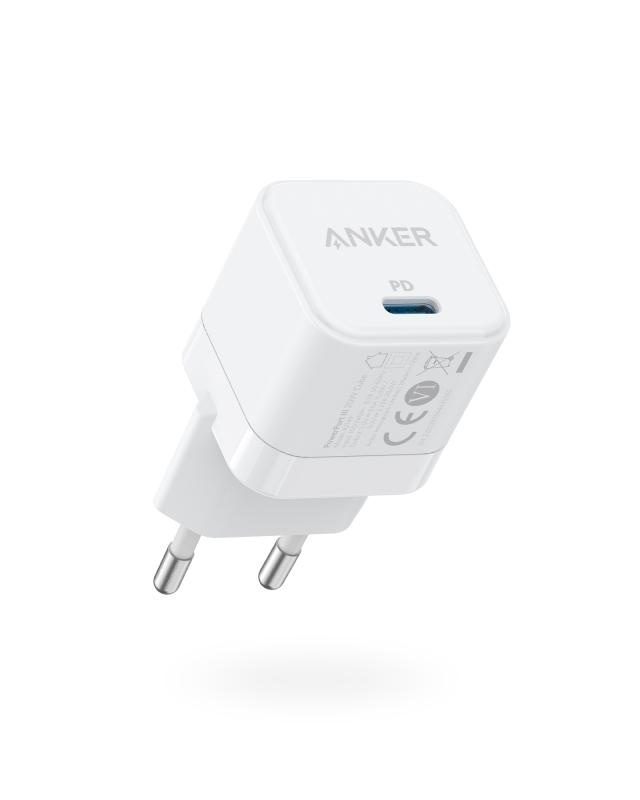 Incarcator retea Anker „PowerPort III Cube" 20W, PD, 1 x USB Type-C, 5V/3A, 9V/2.22A, alb - Img 4