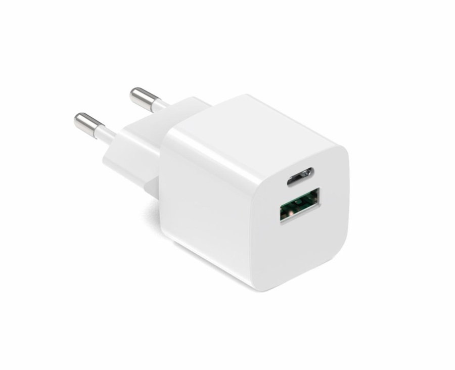 INCARCATOR SERIOUX 30W USB-C &amp; USB-A de perete, Alimentator/încărcător cu USB, Ieșire USB-C: USB-C: 5V/3A, 9V/3A, 12V/2,5A, 15V/2,0A, 20V1,5A (30W) PPS: 3,3V-11V/3,0A, 3,3V-16,0V/2,0A (33W), USB-A: 5V/3A, 9V/2A, 12V/1,5A (18W) USB-C+USB-A: 5V/3A (15W) - Img 4