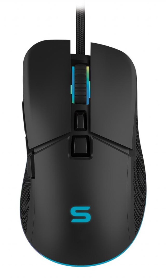 Kit Gaming Serioux Kayel 4 in 1, Tastatura de gaming, 104 taste, 19 taste Anti-ghosting , design slim, iluminare rainbow, structura metalica gri, taste negre + design cu palm rest, cablu USB 1.5M PVC, plug and play; Mouse gaming, senzor Sunplus 199, - Img 6