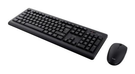 Kit Trust Primo tastatura standard, mouse wireless optic, rezoltie maxima 1200 DPI, negru - Img 8