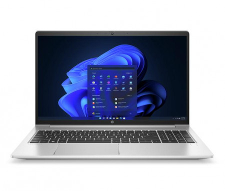 Laptop HP ProBook 450 G9 cu procesor Intel Core i5-1235U 10 Core (1.3GHz, up to 4.4GHz, 12MB), 15.6 inch FHD, Intel Iris X Graphics, 8GB DDR4, SSD, 512GB PCIe NVMe, Free DOS, Pike Silver