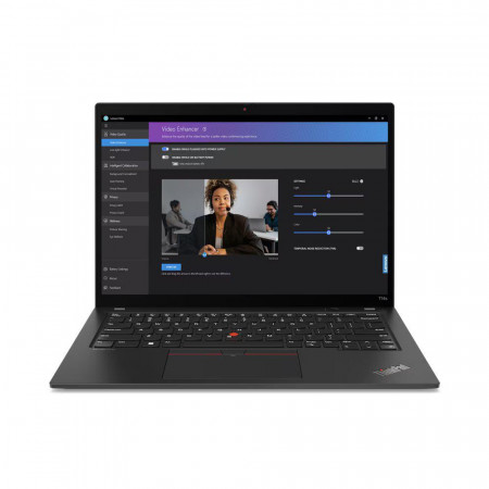 Laptop Lenovo ThinkPad T14s Gen 4, 14" 2.8K (2880x1800) OLED SDR 400nits / HDR 500nits Anti-glare / Anti-reflection / Anti-smudge, 100% DCI-P3, DisplayHDR™ True Black 500, Dolby® Vision™, Intel® Core™ i7-1355U, 10C (2P + 8E) / 12T, P-core 1.7 / 5.0GHz,