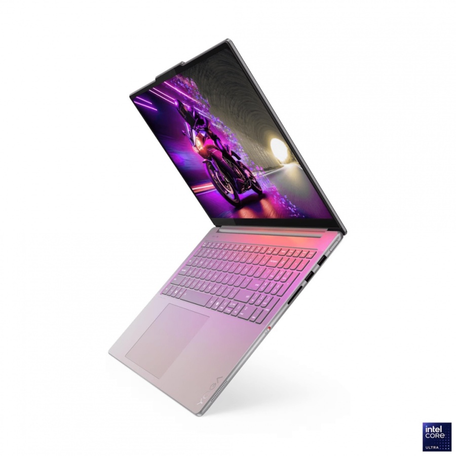 Laptop Lenovo Yoga Pro 9 16IAH10, 16" 3.2K (3200x2000) OLED, 1600nits (peak) / 1000nits (typical) Glossy / Anti-fingerprint, 100% DCI-P3, 100% Adobe® RGB, 100% sRGB, 120Hz, Eyesafe®, Dolby Vision®, DisplayHDR™ 1000, AGC Dragontrail™ Glass, Touch, - Img 8
