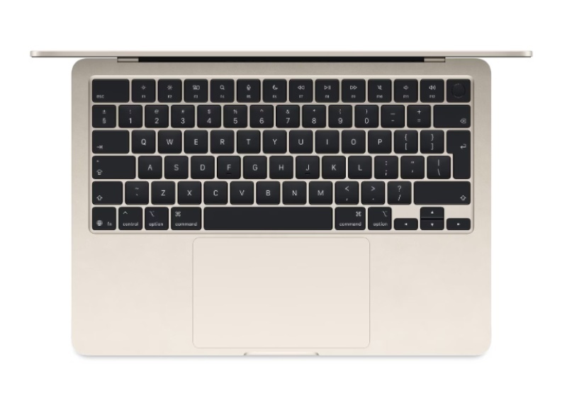 MacBook Air 13.6" Retina/Apple M4 (CPU 10-core, GPU 10-core, Neural Engine16-core)/32GB/512GB - Starlight - INT KB (2025) 35W (Cto f romMC6A4RO/A) - Img 5