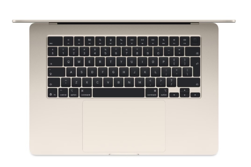 MacBook Air 15.3" Retina/Apple M4 (CPU 10-core, GPU 10-core, Neural Engine16-core)/24GB/1TB - Starlight - INT KB (2025) (Cto from MC6K4RO/A) - Img 5