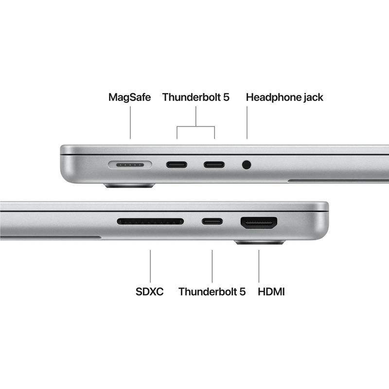 MacBook Pro 14.2"/Apple M5 Max (CPU 18-core, GPU 40-core,Neural Engine 16-core)/128GB/2TB - Silver - INT KB (No Adapter) - 2026 (CTO from MGDQ4RO/A) - Img 3