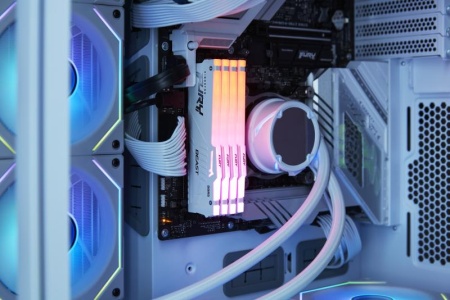 Memorie KINGSTON 32GB DDR5 6000MHz CL30 Dual Channel Kit FURY Beast RGB White - Img 8