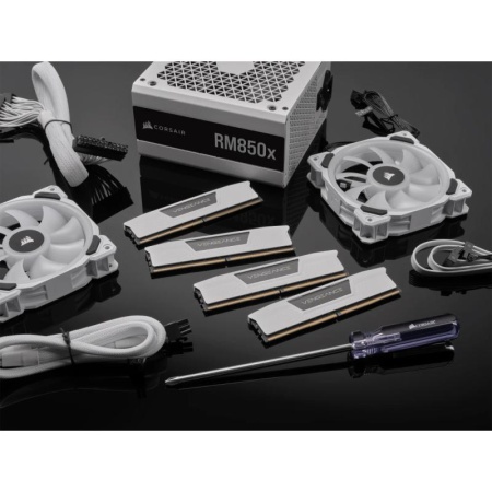 Memorie RAM Corsair, DIMM, DDR5, 32GB, 5600MHz, 1.25V, CL40, Kit of 2, Vengeance, alb - Img 7