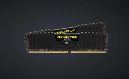 MEMORIE RAM CORSAIR VENGEANCE® LPX 32GB (2x16GB) DDR4 DRAM 3600MHz CL18 1.35V XMP 2.0 BLACK