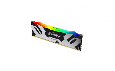 Memorie RAM Kingston, DIMM, DDR5, 32GB, 7200MHz, CL38, 1.35V, FURY Renegade White, RGB, Kit of 2 - Img 2