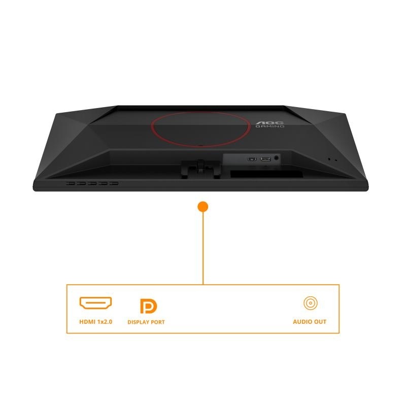 Monitor AOC 24.5" 25G42E, Diagonal (inch): 24.5, Diagonal (cm): 62, Aspect ratio: 16:9, Panel: IPS, Resolution: 1920x1080, Refresh Rate: 180Hz, Response time GtG: 1ms, Response time MPRT: 0.5ms, Brightness (max): 300 cd/m², Contrast (static) : 1000:1, - Img 5