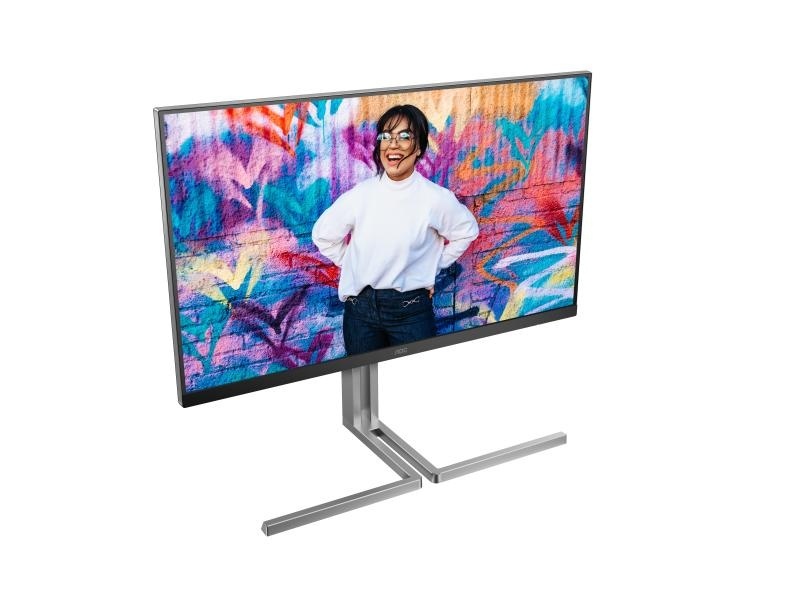 "Monitor AOC 31.5"" U32U3CV, Diagonal (inch): 31.5, Diagonal (cm): 80, Aspect ratio: 16:9, Panel: IPS, Resolution: 3840x2160, Refresh Rate: 60Hz, Response time GtG: 4ms, Brightness (max): 400 cd/m², Contrast (static) : 1000:1, Contrast (dynamic): 50M:1, - Img 5
