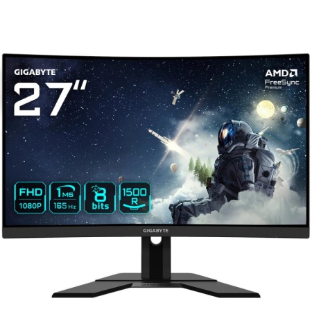Monitor Gaming Gigabyte G27FC A 27&quot;, ips, 1920 X 1080 (FHD), Non-glare, Brightness, 250 cd/m2 (TYP), Contrast Ratio:3000:1, Viewing Angle: 178° (H)/178°(V), Display Colors: 8 bits, Response Time: 1ms (MPRT), Refresh Rate: 165Hz/OC 170Hz, Flicker-free. - Img 6