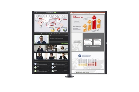 Monitor LG 27&quot; 27QP88DP-BS.AEU, Diagonal (inch): 27, Diagonal (cm): 69, Aspect ratio: 16:9, Panel: IPS, Resolution: 2560x1440, Refresh Rate: 75Hz, Response time GtG: 5ms, Brightness (max): 350 cd/m², Contrast (static) : 1000:1, Viewing angle: 178°/178°, - Img 3