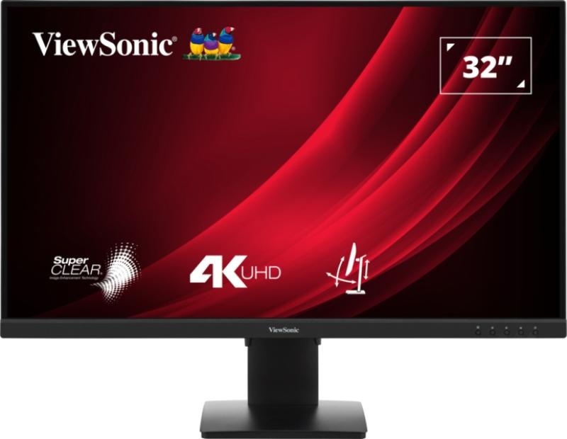 Monitor ViewSonic 31.5" VG3208-4K, Diagonal (inch): 31.5, Diagonal (cm): 80.01, Aspect ratio: 16:9, Panel: VA, Resolution: 3840x2160, Refresh Rate: 60Hz, Response time GtG: 4ms, Brightness (max): 300 cd/m², Contrast (static) : 3000:1, Contrast (dynamic): - Img 2