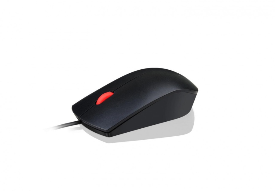 Mouse Lenovo Optical Wheel Mouse, 1600 DPI, Wired, Black - Img 3