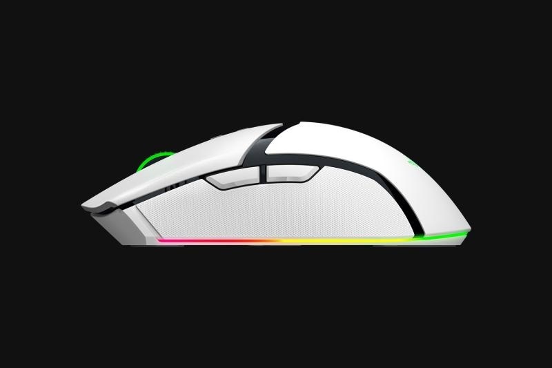 Mouse Razer Cobra Pro wireless, rezolutie 30000 dpi autonomie baterie pana la 100h (1000Hz), pana la 30h (4000Hz*), pana la 170h (Bluetooth), alb - Img 8