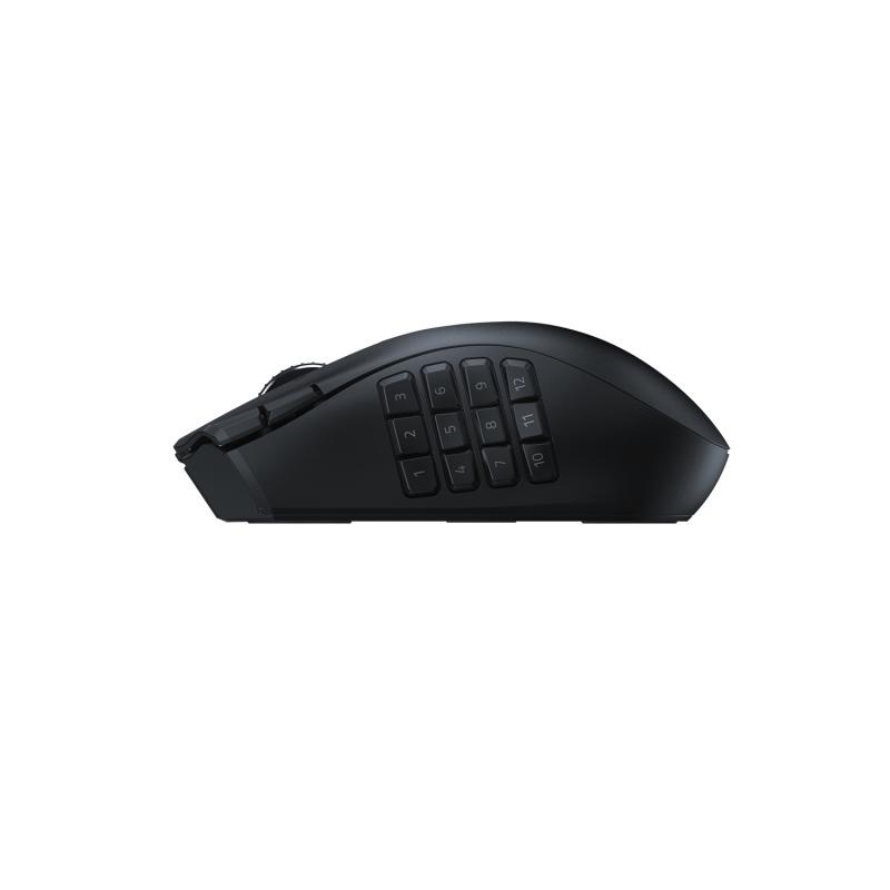 Mouse Razer Naga V2 HyperSpeed Connectivity Razer HyperSpeed Wireless (2.4GHz) Bluetooth Battery Life Up to 250 hours (on HyperSpeed Wireless) Up to 400 hours (on Bluetooth) RGB Lighting None Sensor Focus Pro 30K Optical Sensor - Img 9