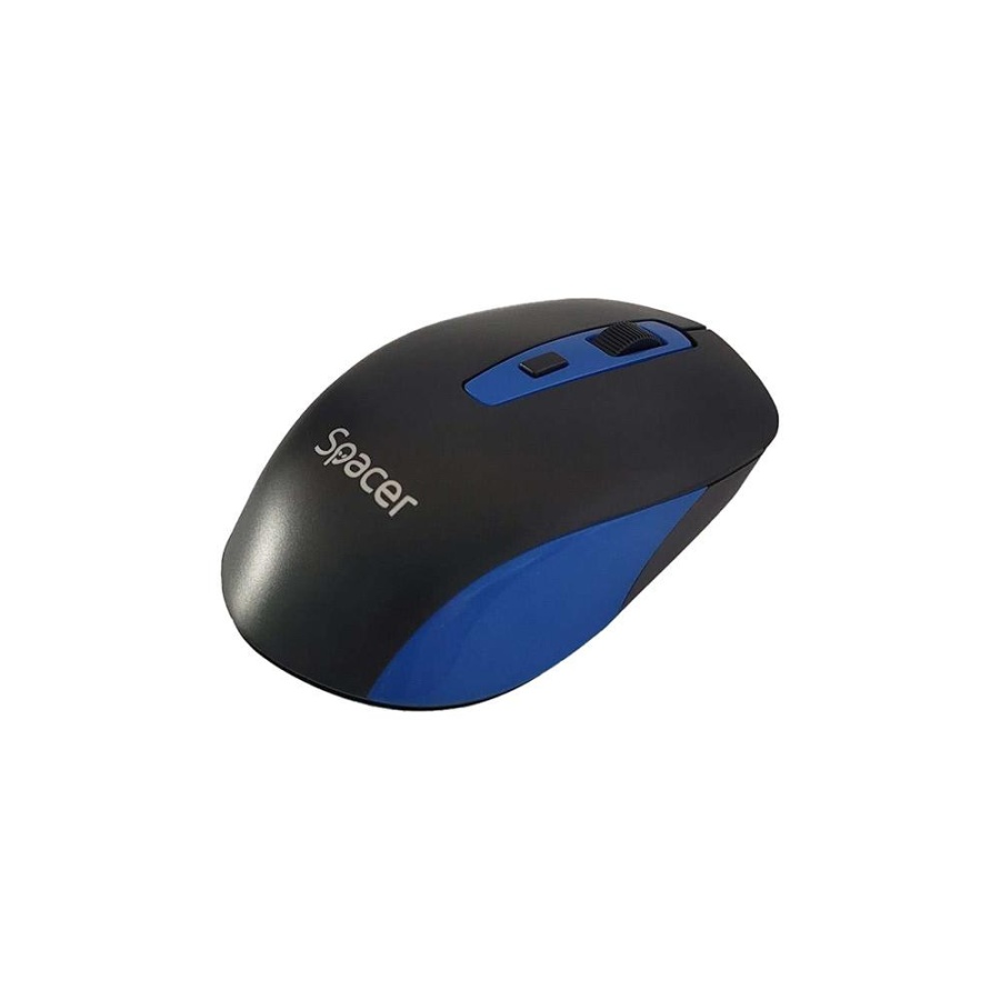 MOUSE Spacer, PC sau NB, 1600 dpi, butoane/scroll 4/1, negru cu albastru - Img 2