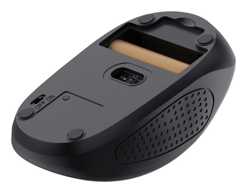 Mouse Trust cu Bluetooth, ambidextru, 3 butoane (neprogramabile), DPI ajustabil (max. 1600), functioneaza cu 2 baterii AAA (incluse in pachet), negru - Img 11