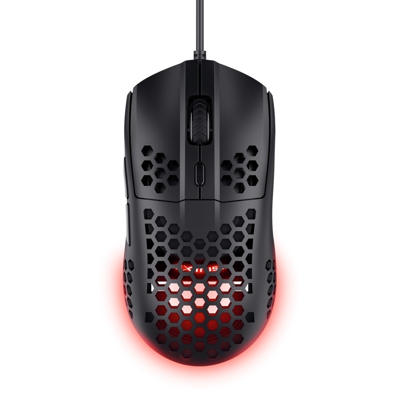 Mouse Trust GXT 928 Helox cu fir, optic, rezolutie meaxima 6400 DPI, alb - Img 3