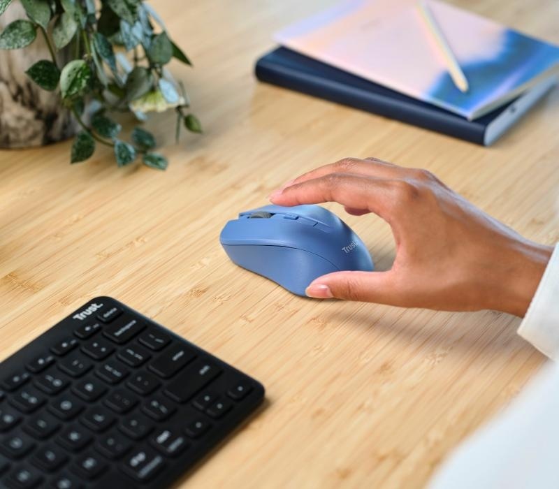 Mouse Wireless Trust Mydo, DPI: 1000-1800, albastru - Img 12