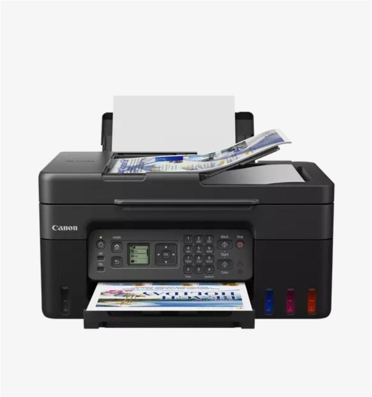"Multifunctional inkjet color CISS Canon PIXMA G4470 , dimensiune A4(Printare, Copiere, Scanare, Fax), viteza imprimare 11ipm alb-negru, 6ipm color,rezolutie printare 4800x1200 dpi, imprimare fara margini, alimentarehartie 100 coli, ADF 35 coli, scanner - Img 4