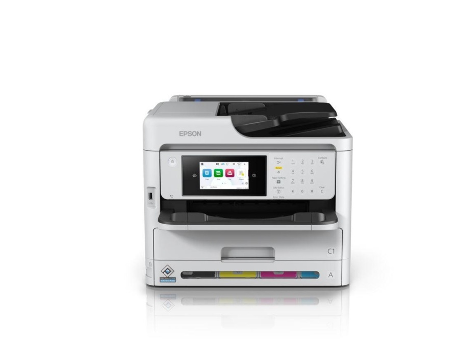 Multifunctional inkjet color Epson WorkForce Pro WF-C5890DWF, dimensiune A4 (Printare, copier, Fax ),duplex, viteza 34ppm alb-negru si color, rezolutie 4.800 x 1.200 dpi, alimentare hartie 250 coli + 50 ADF, Scanner: 24 ipm,rezolutie 1200 x 2400dpi, scan - Img 2