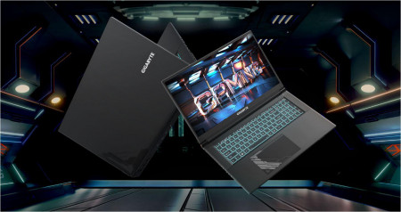 Notebook Gigabyte G7 KF 17.3" Rezolutie: 1920x1080@144Hz IPS, Procesor: Intel Core i5-12500H,Ram:16GB (2x8GB) DDR4 3200MHz, 512GB M.2 Gen4 SSD, NVIDIA GeForce RTX 4060 8GB, AX201 WiFi/BT, Backlit keyboard, Free DOS.